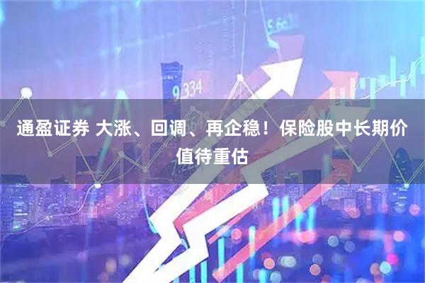 通盈证券 大涨、回调、再企稳！保险股中长期价值待重估